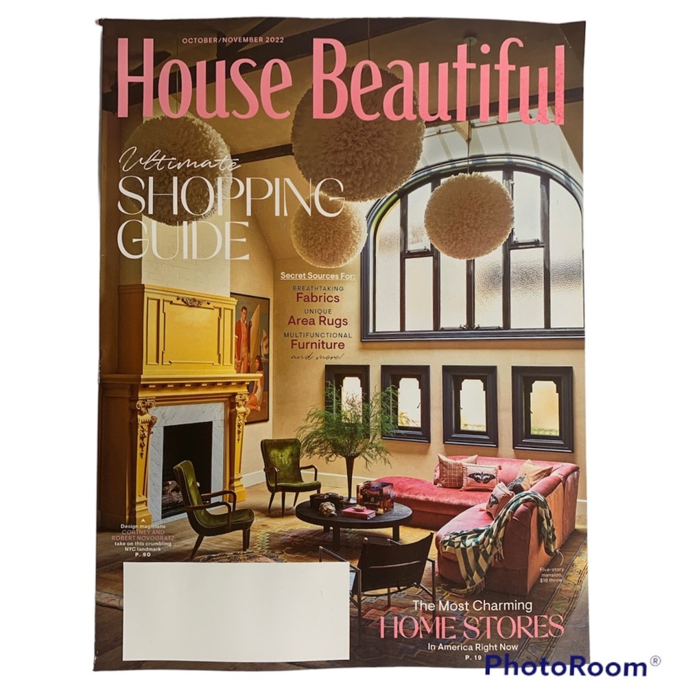 House Beautiful Magazine October November 2022 Ultimate Shopping Guide Fabrics